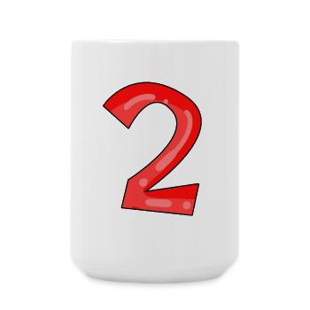 2 - Large Mug 440 ml - white - Front