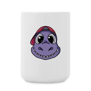 Dinosaures - Grande tasse 440 ml - blanc - Devant