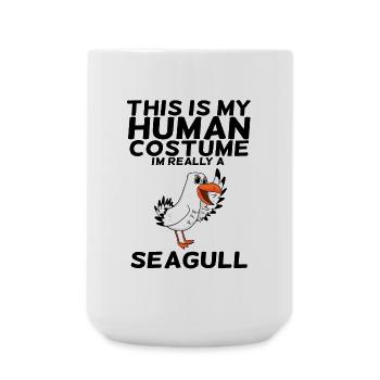 Mouette - Grande tasse 440 ml - blanc - Devant