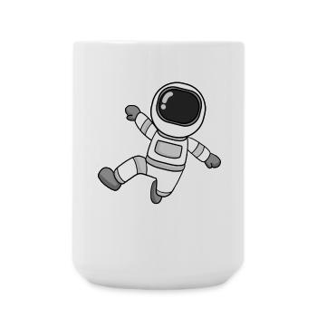 Astronaut motif - Large Mug 440 ml - white - Front