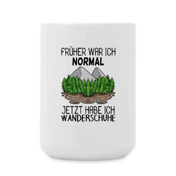 Berg Berge Wandern - Große Tasse 440 ml - Weiß - Vorne