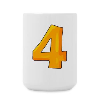 4 - Grande tasse 440 ml - blanc - Devant