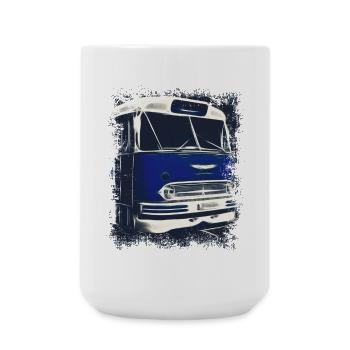 Ikarus 55 Bus - Große Tasse 440 ml - Weiß - Vorne