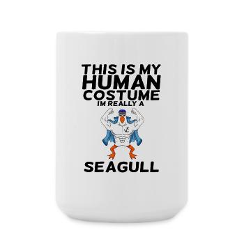 La mouette - Grande tasse 440 ml - blanc - Devant