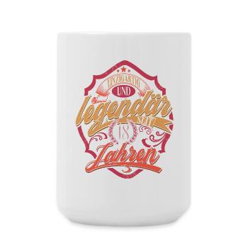 18. Geburtstag - Große Tasse 440 ml - Weiß - Vorne