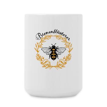 Bienen Flüsterer Imker Imkerin Geschenk Frühling - Große Tasse 440 ml - Weiß - Vorne