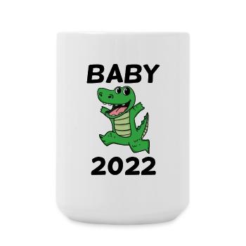 Baby 2022 - Neugeborenes 2022 Baby Geschenk - Große Tasse 440 ml - Weiß - Vorne