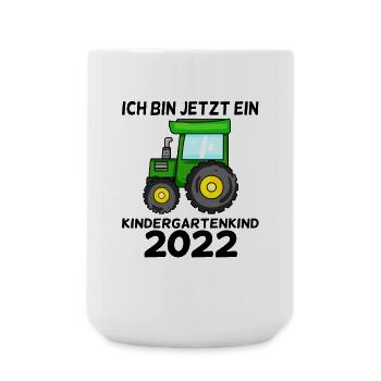 Kindergarten Kindergartenkind 2022 - Große Tasse 440 ml - Weiß - Vorne