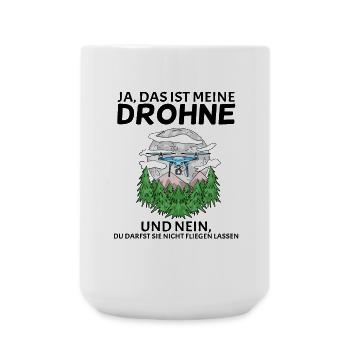 Drone Drohne Drohnen - Große Tasse 440 ml - Weiß - Vorne
