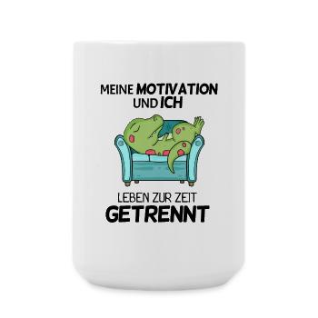 Keine Motivation - Große Tasse 440 ml - Weiß - Vorne