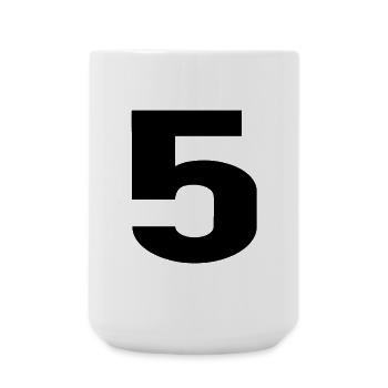 5 - Grande tasse 440 ml - blanc - Devant
