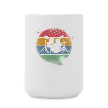 Drums - Grande tasse 440 ml - blanc - Devant
