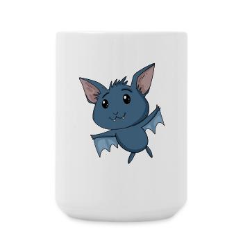 Fledermaus - Große Tasse 440 ml - Weiß - Vorne