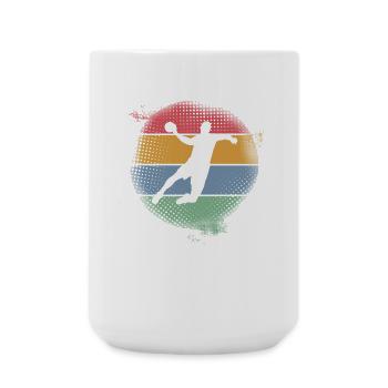 Handball - Grande tasse 440 ml - blanc - Devant