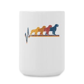 Deutsch Drahthaar - Große Tasse 440 ml - Weiß - Vorne