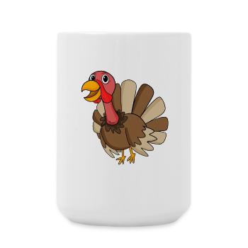 Turkey - Large Mug 440 ml - white - Front