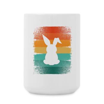 Hase - Große Tasse 440 ml - Weiß - Vorne