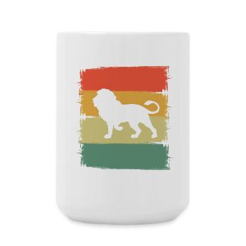 Lion - Large Mug 440 ml - white - Front