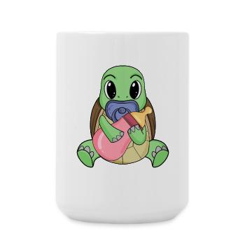 Bébé Tortue - Grande tasse 440 ml - blanc - Devant