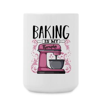 Pink Kitchen Mixer Therapy - Large Mug 440 ml - white - Front