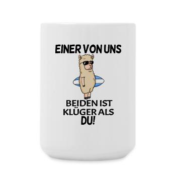 lustiger Spruch - Große Tasse 440 ml - Weiß - Vorne