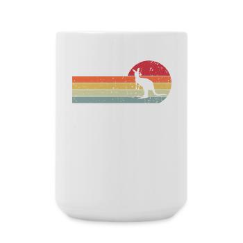 Kangaroo - Large Mug 440 ml - white - Front