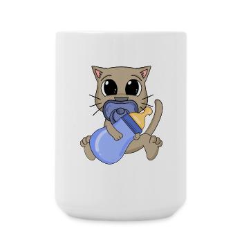 Bébé Jeune Chat - Grande tasse 440 ml - blanc - Devant
