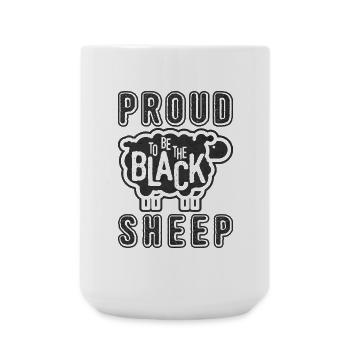 The Black sheep - giftidea - Large Mug 440 ml - white - Front