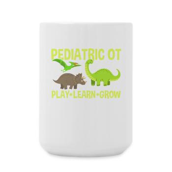 Kinder-OT Ergotherapie - Große Tasse 440 ml - Weiß - Vorne