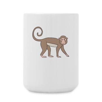 Marmoset Monkey - Large Mug 440 ml - white - Front