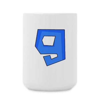 9 - Große Tasse 440 ml - Weiß - Vorne