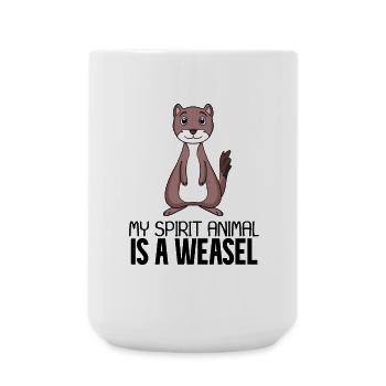 Belette - Grande tasse 440 ml - blanc - Devant