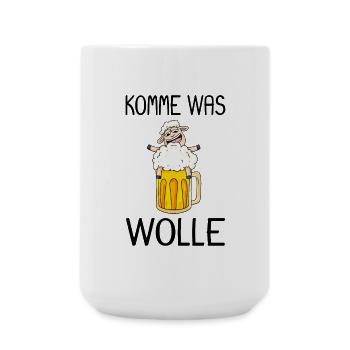 Schaf lustiger Spruch - Große Tasse 440 ml - Weiß - Vorne