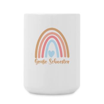 Große Schwester - Große Tasse 440 ml - Weiß - Vorne