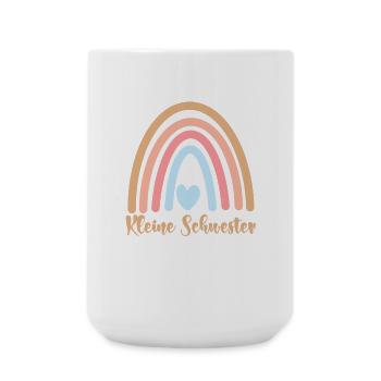 Kleine Schwester - Große Tasse 440 ml - Weiß - Vorne