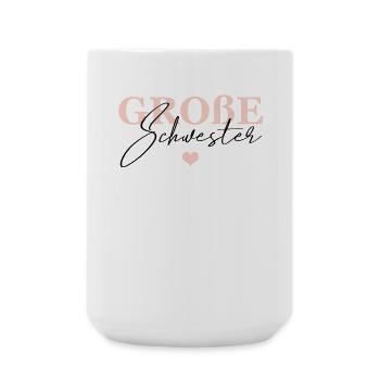 Große Schwester - Große Tasse 440 ml - Weiß - Vorne
