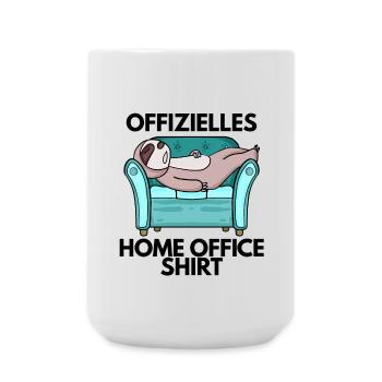 Home Office - Große Tasse 440 ml - Weiß - Vorne