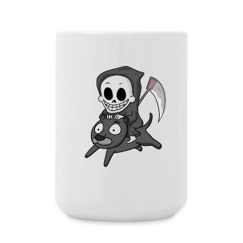 Grim Reaper et Black Panther - Grande tasse 440 ml - blanc - Devant