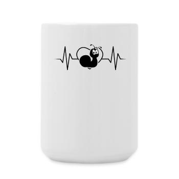 Escargot - Grande tasse 440 ml - blanc - Devant