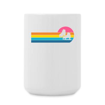 Skate - Large Mug 440 ml - white - Front