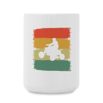 Quad - Große Tasse 440 ml - Weiß - Vorne