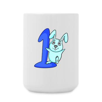 1 an 1 cadeau d’anniversaire - Grande tasse 440 ml - blanc - Devant
