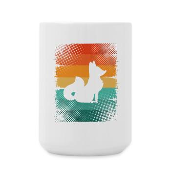 Fuchs - Große Tasse 440 ml - Weiß - Vorne