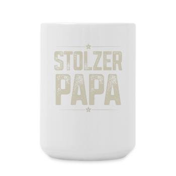 Stolzer Papa - Große Tasse 440 ml - Weiß - Vorne