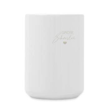 Große Schwester - Große Tasse 440 ml - Weiß - Vorne