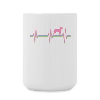 Vizsla Vizsla-Besitzer Vizsla-Liebhaber - Große Tasse 440 ml - Weiß - Vorne