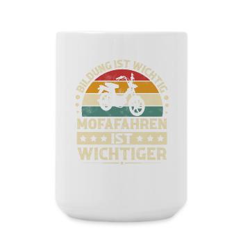 Mofa - Große Tasse 440 ml - Weiß - Vorne