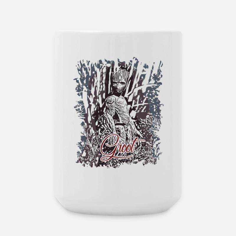 Wurzelmännlein Groot - Große Tasse 440 ml - Weiß