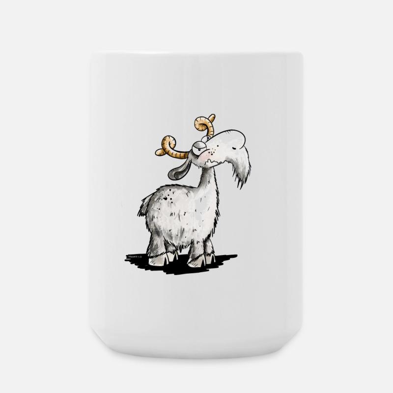Goats Bock I Goat I Nö Statement - Large Mug 440 ml - white