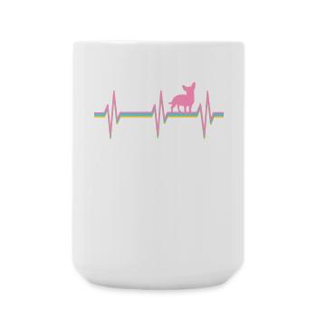 Chihuahua Chihuahua-Liebhaber - Große Tasse 440 ml - Weiß - Vorne